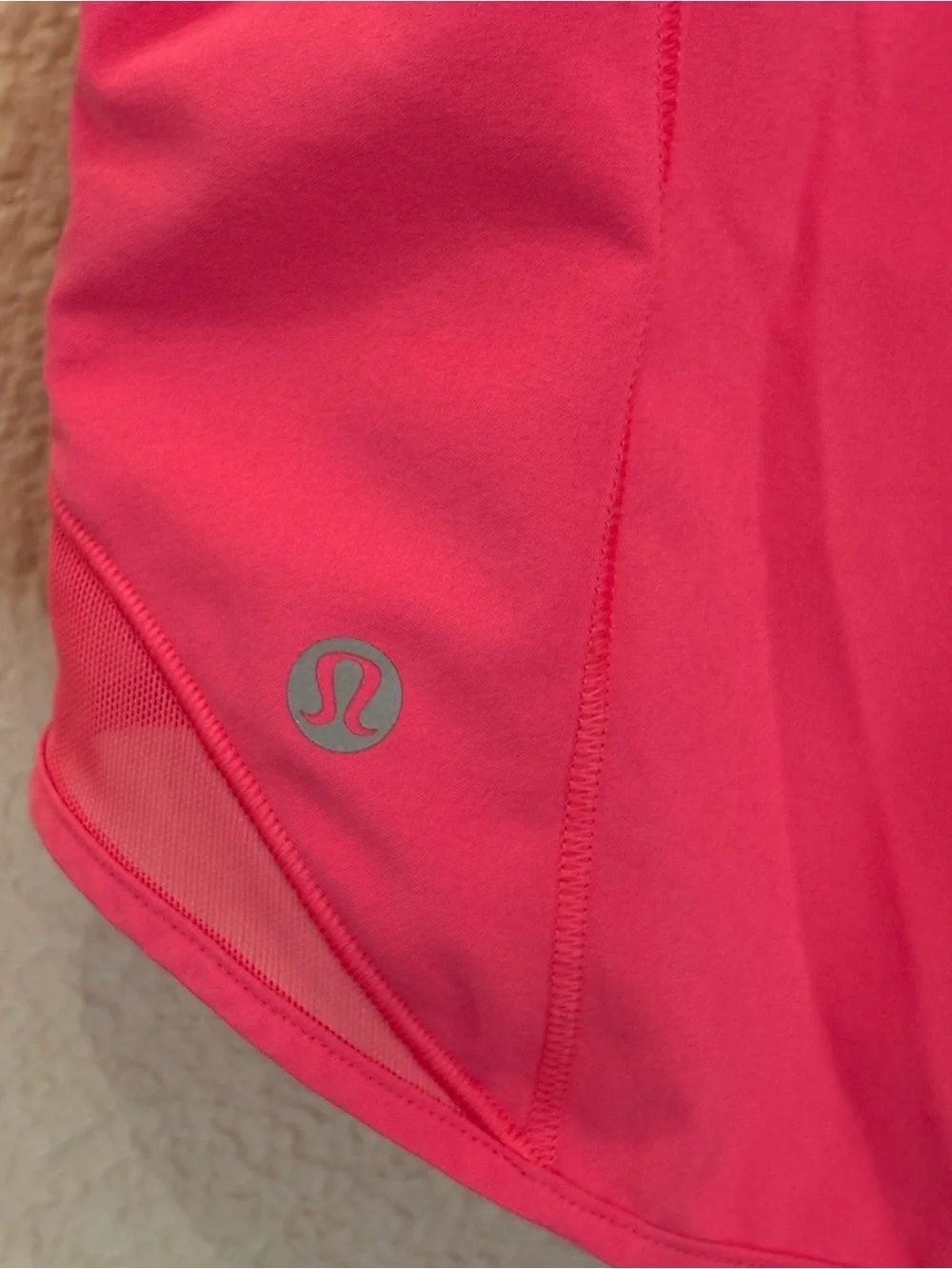 Lululemon Women Athletic Pink Hotty High-Rise Running Lined Shorts Size 2